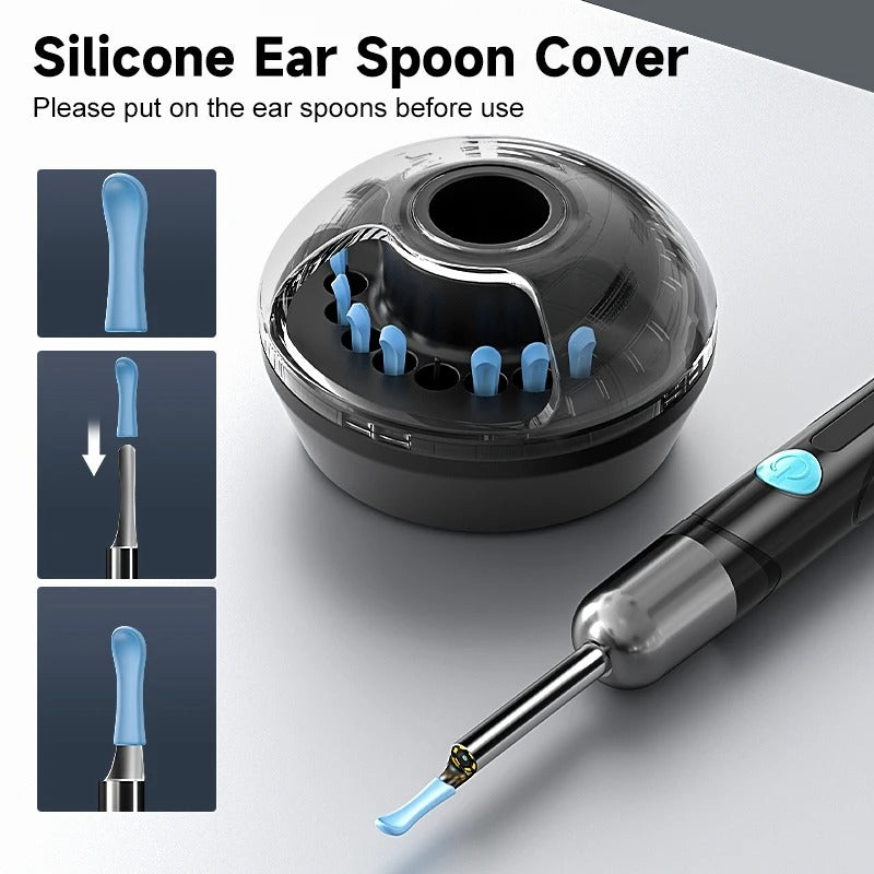 Smart Visual Ear Wax Remover with HD Camera – Safe, Precise & Wireless Cleaning